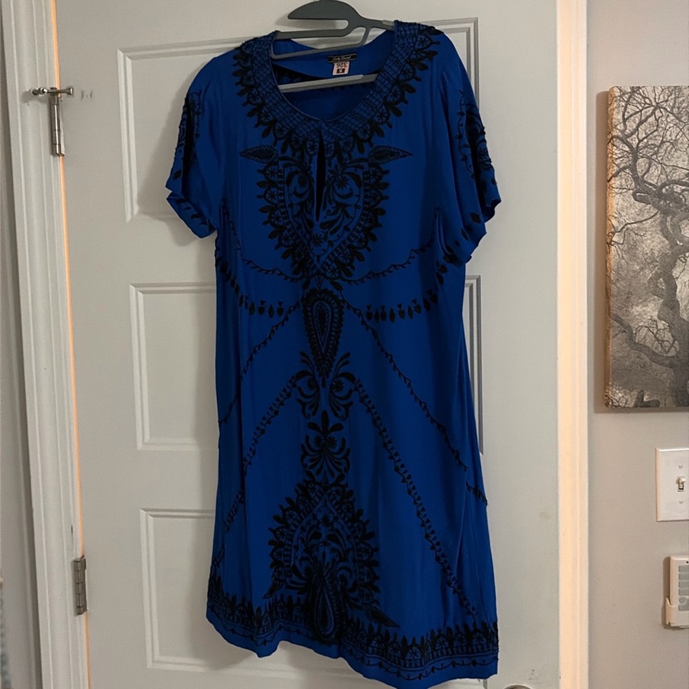Lucky embroidered and beaded tunic